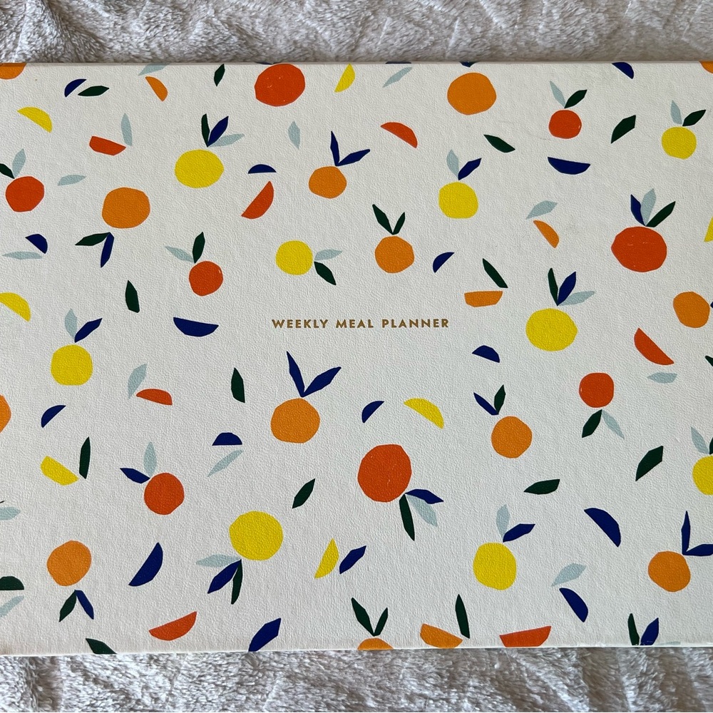 Kate Spade Colorful Weekly Meal Planner